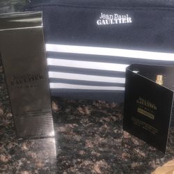 Mens Travel Bag W/shower Gel & Sample Cologne 