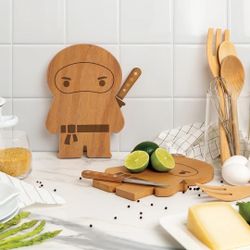NWT Wooden Ninja Cutting Board Natural Brown kitchen utensils