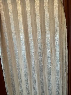 Set Of 2 Gold Curtain Panels