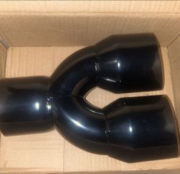 Dual exhaust tip