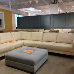 Leather Sectional 