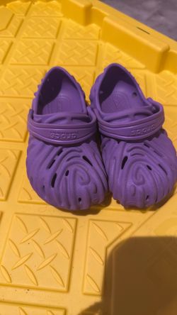 Purple Crocs