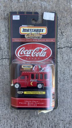 Coca Cola Matchbox Chevy Transporter Bus