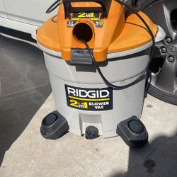 RIDGID.    2in. 0ne.   BLOwer.  And Vac