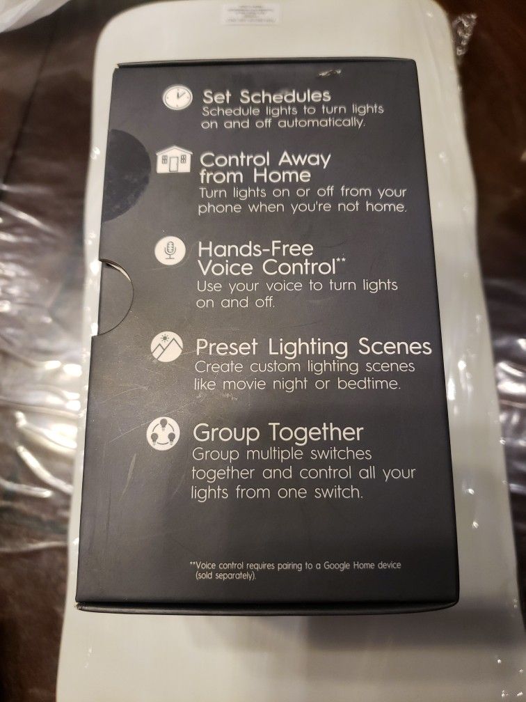 GE motion Sensing +dimmer Smart Switch
