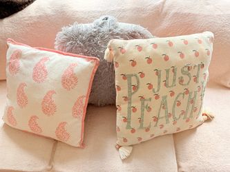 Throw pillows/back rest pillow