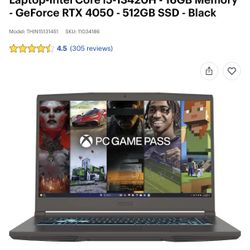 Gaming Laptop MSI