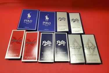 Ralph Lauren Men's Cologne Sample Lot of 10