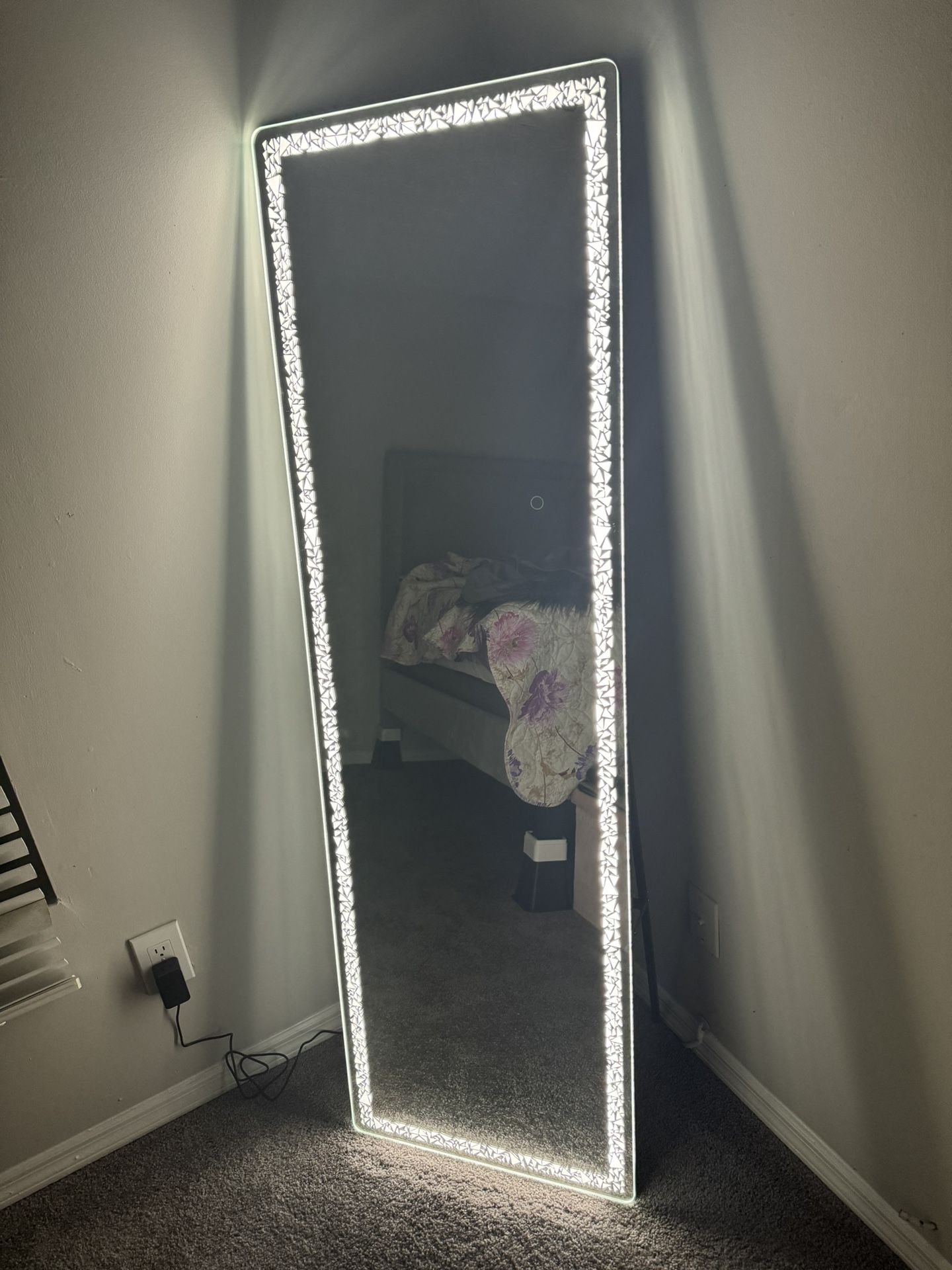LED lighted mirror