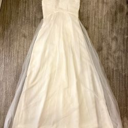 Strapless Sweetheart Wedding / Prom Dress 