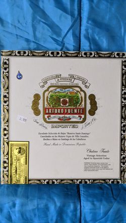 Empty wooden cigar boxes