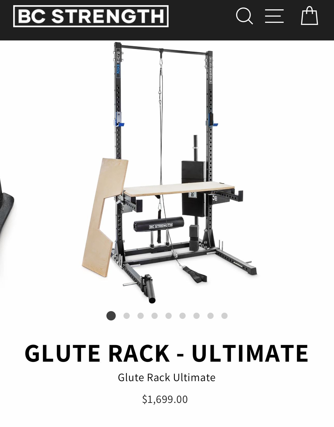 Weights Weight Plate BC STRENGTH GLUTE RACK ULTIMATE & MORE