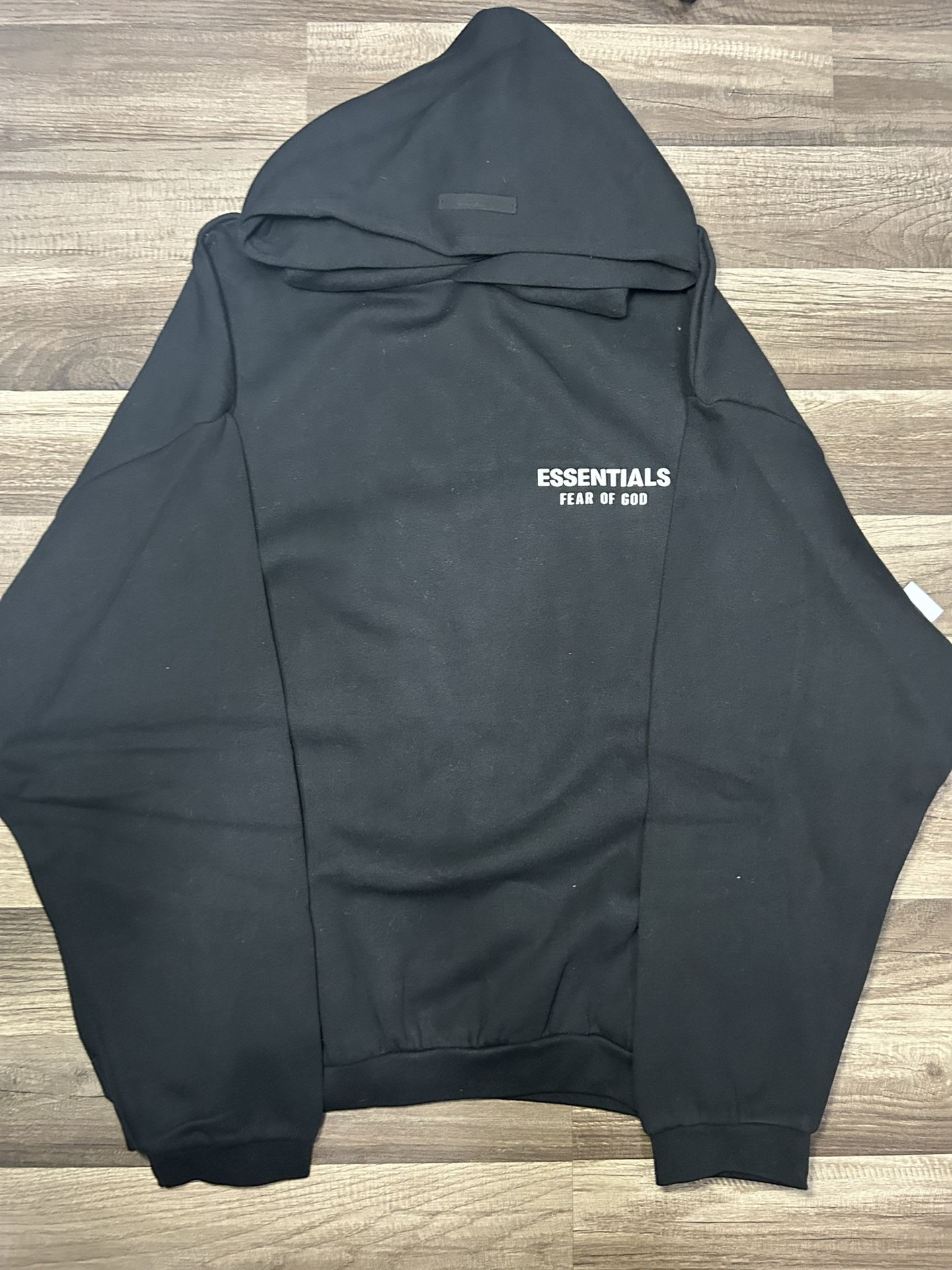 Black Essentials Hoodie