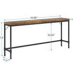 Behind Couch Table, Entryway Long Table