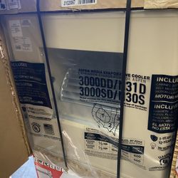 Champion 3000 CFM Side-Draft Wall/Roof Evaporative Cooler for 1000 sq. ft. (Motor Not Included)