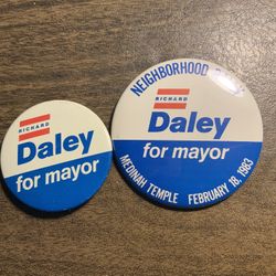 Mayor Daley Campaign Buttons 