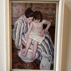 A Child’s Bath By Mary Cassatt 8.5” X 12” 