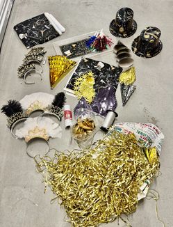 New Year’s party decorations