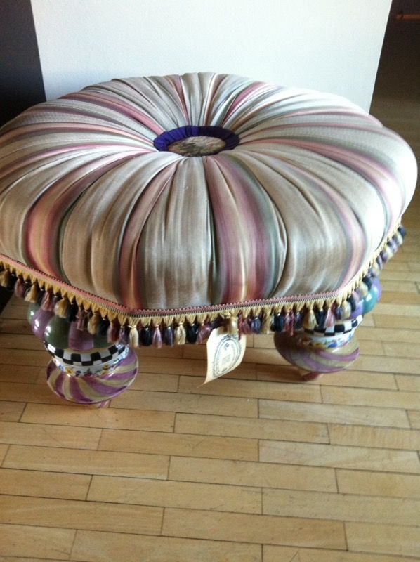 Mackenzie Childs Ottoman