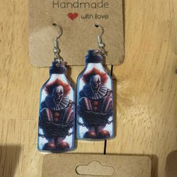 HOME❣️MADE’ Spooky Fun Halloween/Horror EARRINGS (New)