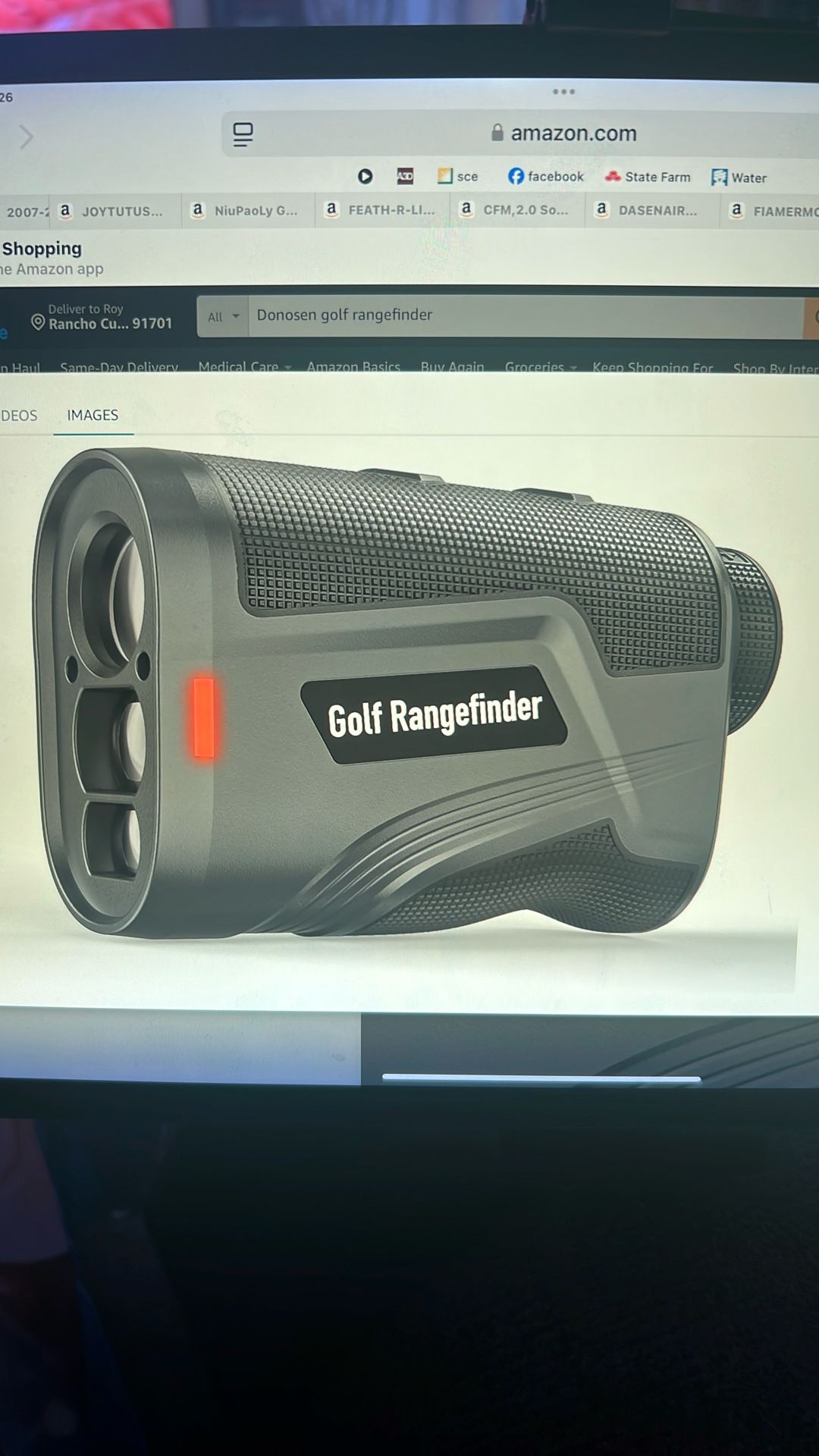 NEW Golf Rangefinder. W/Slope, 1100Yards, Rechargeable Laser RangeFinder Magnetic, Distance/Flag/Scan/Speed/Angle Modes,Waterproofing