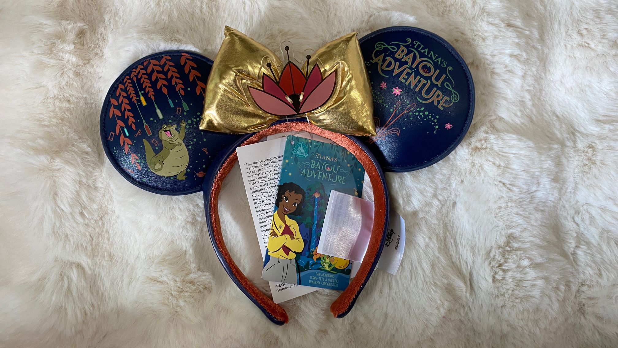 Disney Tiana Ears. Shipping Available