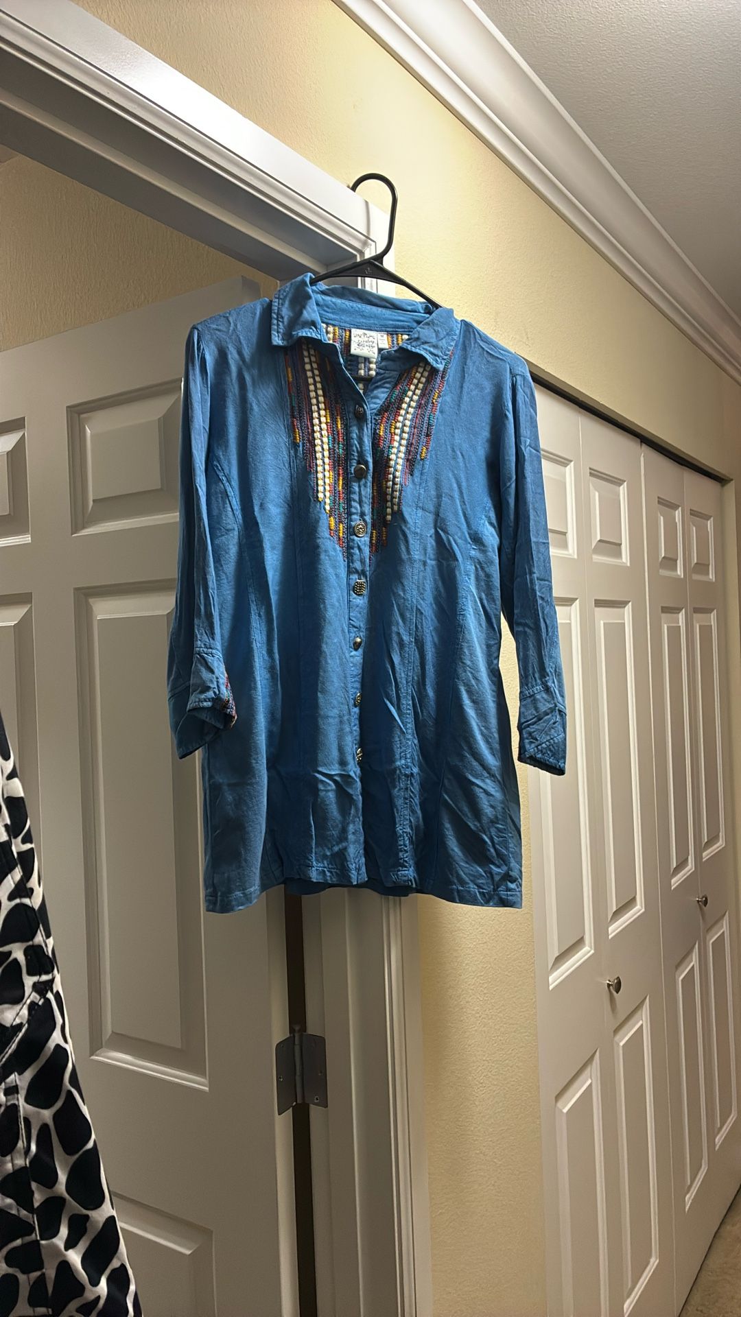 Parsley And Sage Blue Blouse