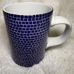 Dansk Blue Mosaic Mug Portugal Inspired