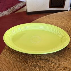 Fiesta® 13 1/2” x 9 1/2” Large Oval Serving Platter Lime Chartreuse 