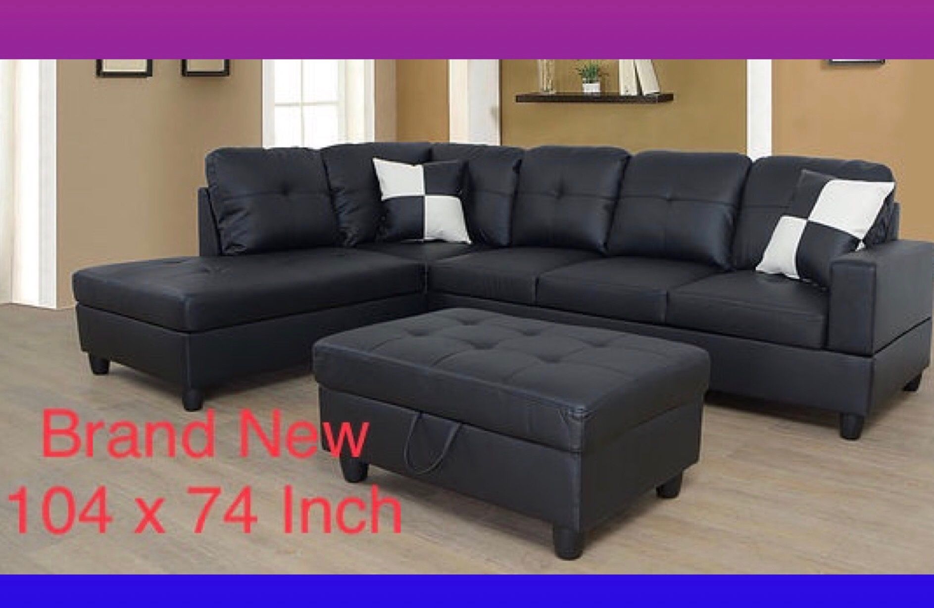 💫FREE DELIVERY💫Brand New Sectional Sofa Couch 