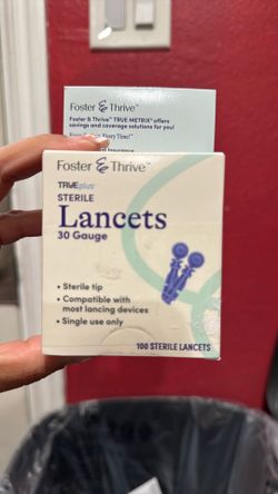 Trueplus sterile lancets