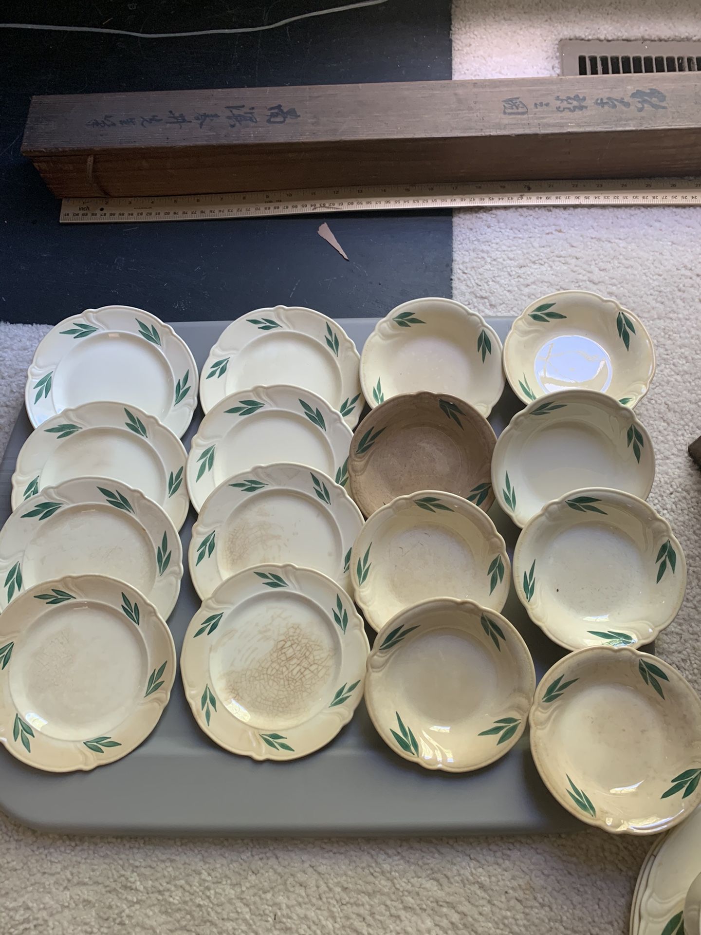 Taylor smith & Taylor, 8 of salad plate and soup bowl