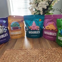 Woobles crochet kits - 5 sets