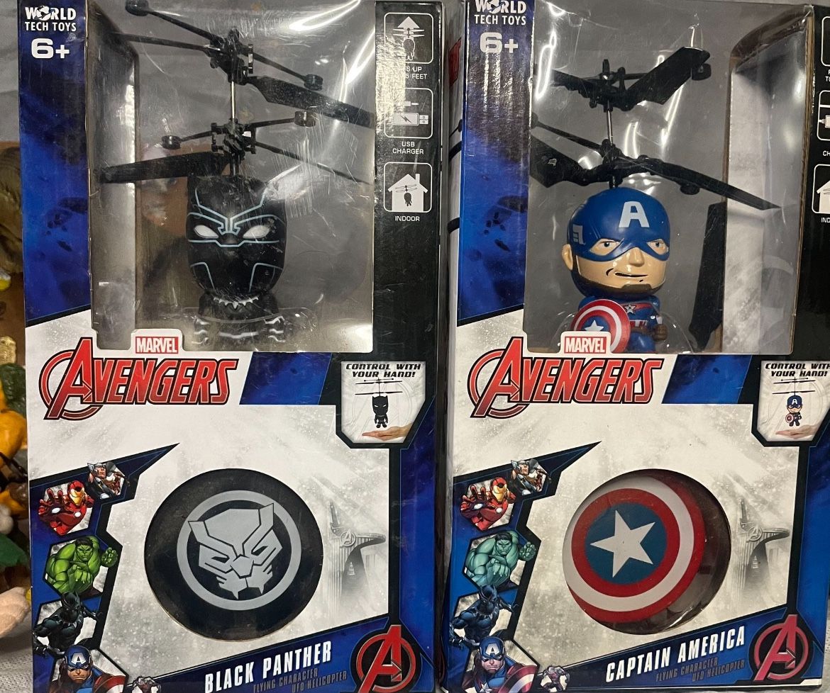 Marvel Avengers Helicopter Flying Remote Control Toys