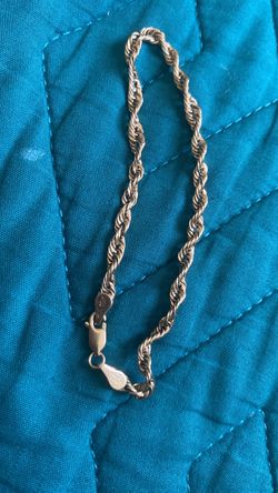 10k gold rope bracelet