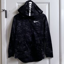 Nike Elite Basketball Hoodie - Black Camo - Youth XL