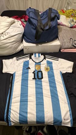 ADIDAS MESSI # 10 MENS SLIM XL JERSEY