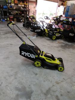 Ryobi 16" Battery Mower with Battery and Charger