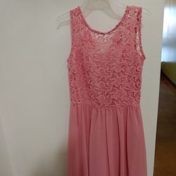 Pink Dress Worn Once. Like New 👗