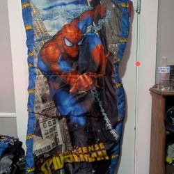 Kids Spiderman Sleeping Bag