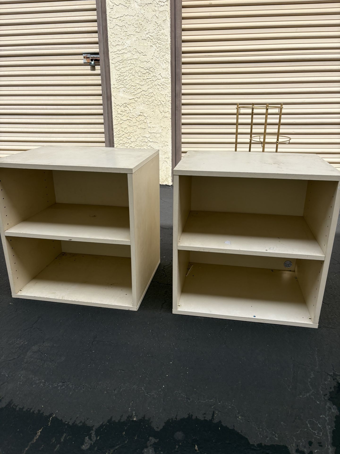 Stackable Shelving - White Particle Board