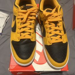 Golden Rod Nike Dunk Lows Size 12 