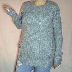 NWT GAP Lace Up Side Tunic Sweater Sz MT Thumbnail