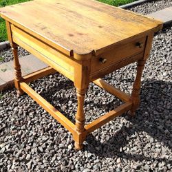 Wooden End Table 