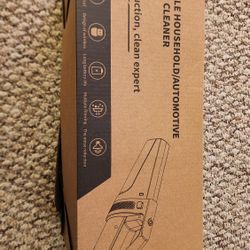 Portable Household/Automotive Vacuum Cleaner 