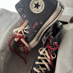 Stranger Things Converse (size 7.5  Womens )