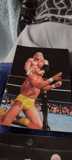 Wrestling picture cards includes Hulk Hogan. Cash porch pickup Redmond see below