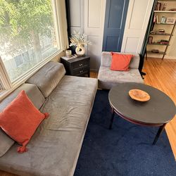 Grey Couch Set / twin mattress size