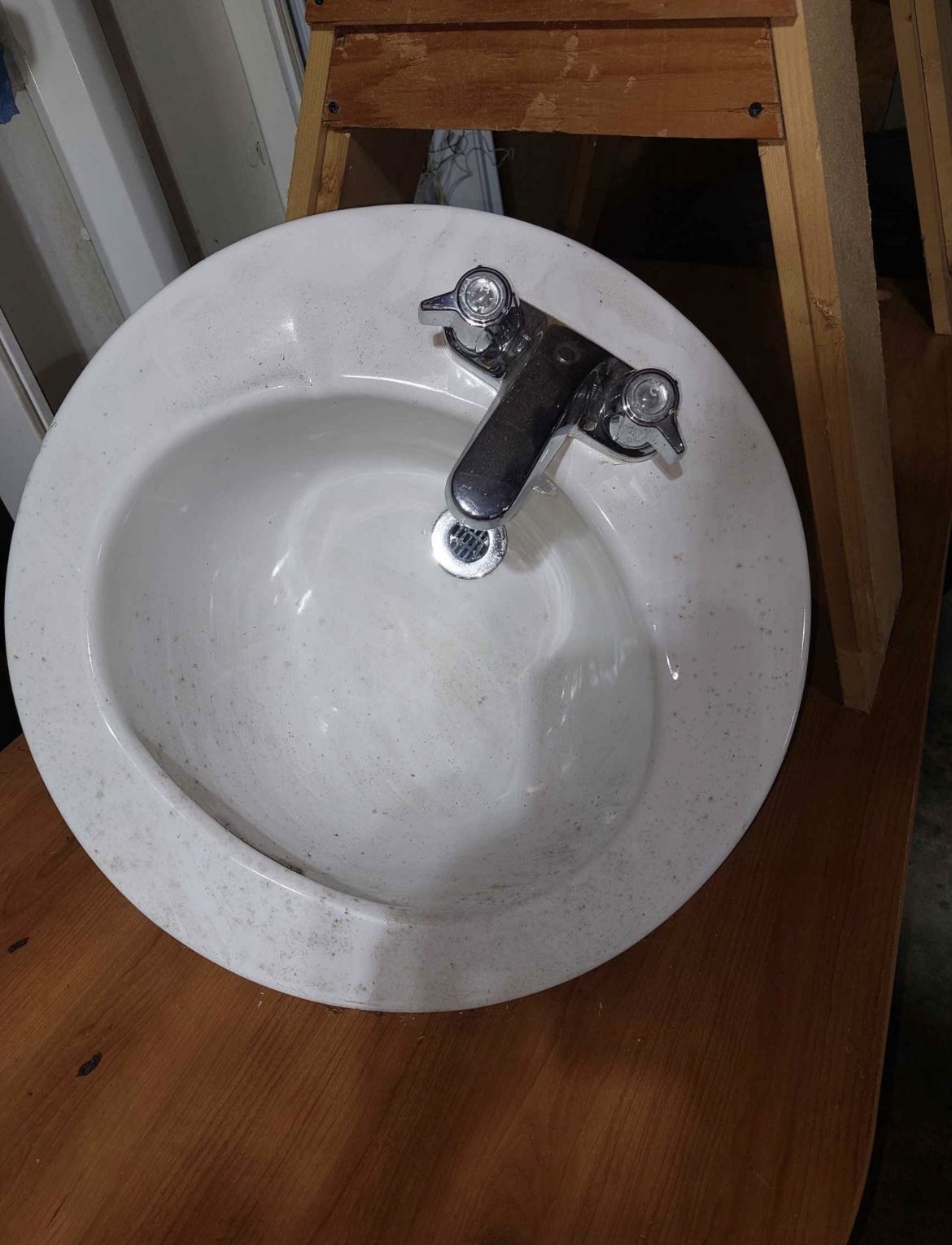 Kohler round drop in bathroom sink