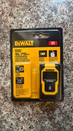 DEWALT 55’ 16.75 m Laser Distance Measurer .